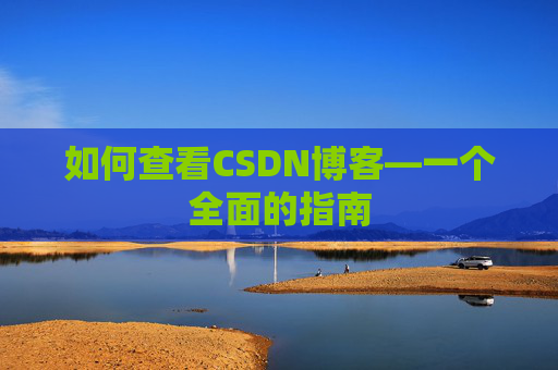 如何查看CSDN博客—一个全面的指南